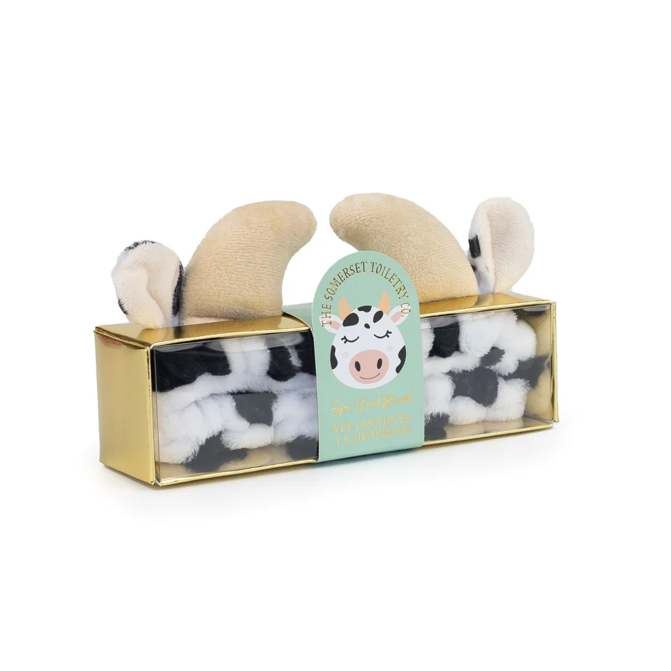 The Somerset Toiletry Co. Cow Spa Headband