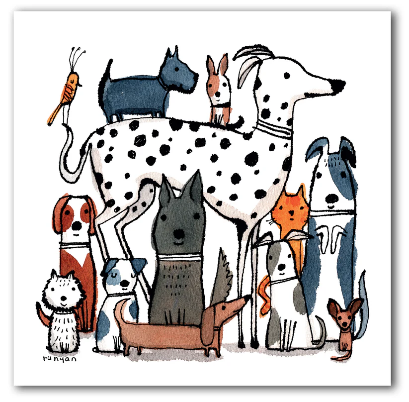 Terry Runyan National Dog Day Greeting Card