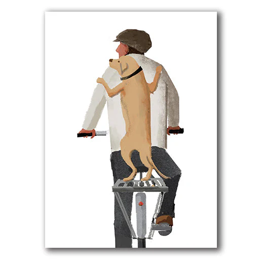 Kyoko Nemoto Cycling Greeting Card