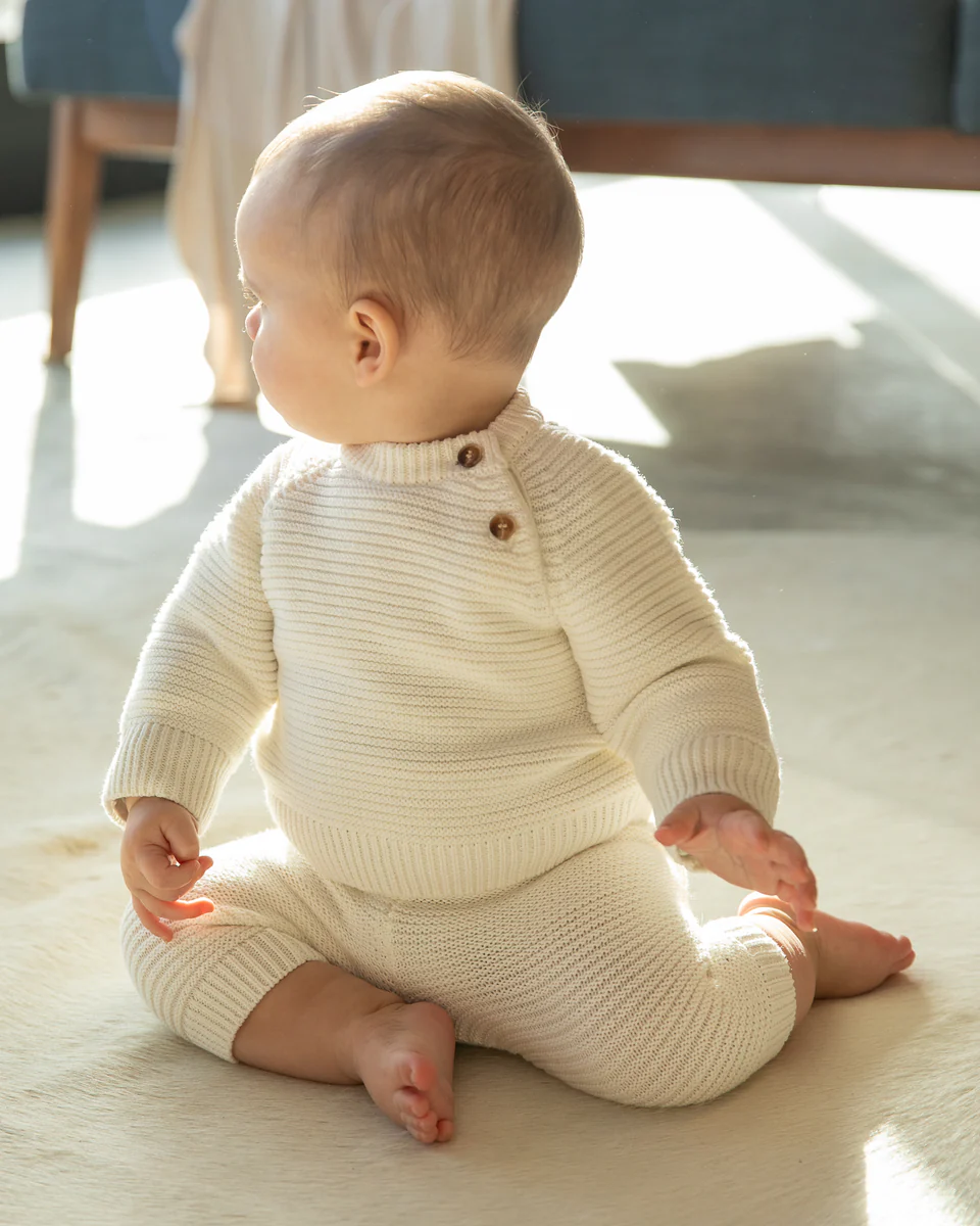 Chalk Pony Set Off White 3-6months