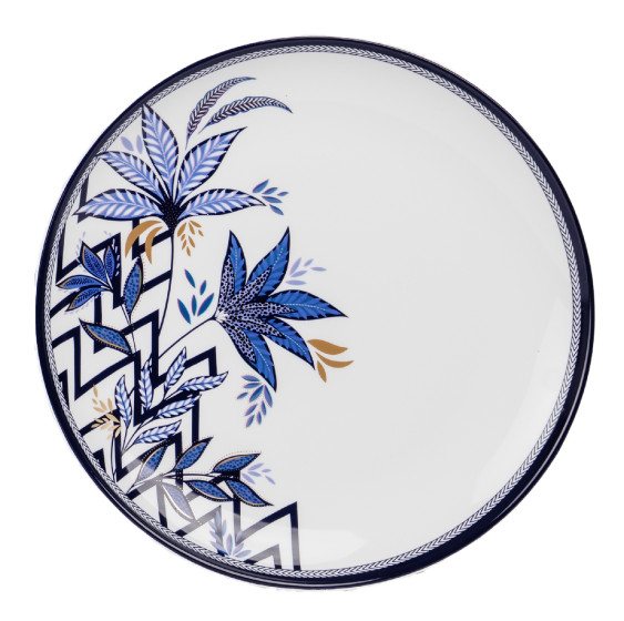Sara Miller Anniversary Decorated Plates Set of 4