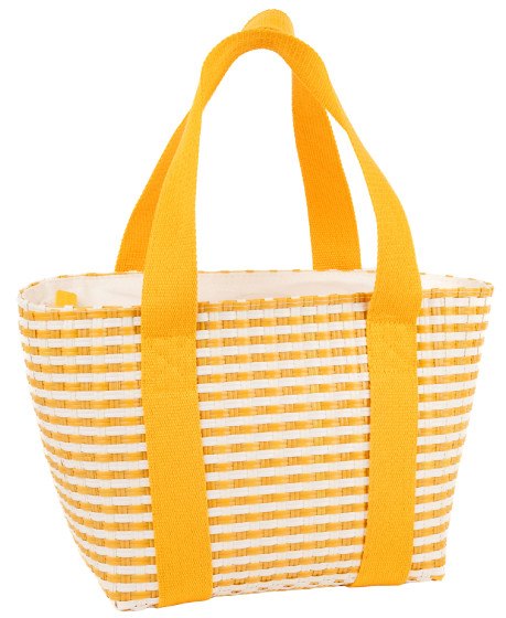 Summerhouse Portofino Insulated Hand Woven Tote Bag Mimosa Yellow 7L