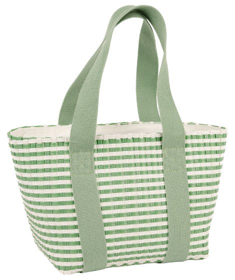 Summerhouse Portofino Insulated Hand Woven Tote Bag Juniper Green 7L