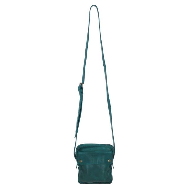 Ashwood Leather Crossbody Bag - Teal D101
