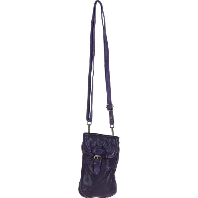 Ashwood Leather Crossbody Smartphone Bag - Purple D99