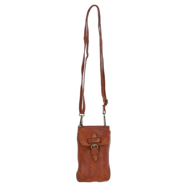 Ashwood Leather Crossbody Smartphone Bag - Tan D99