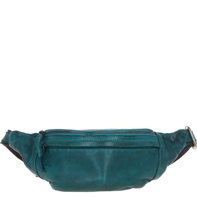 Ashwood Leather Bum Bag - Teal D102