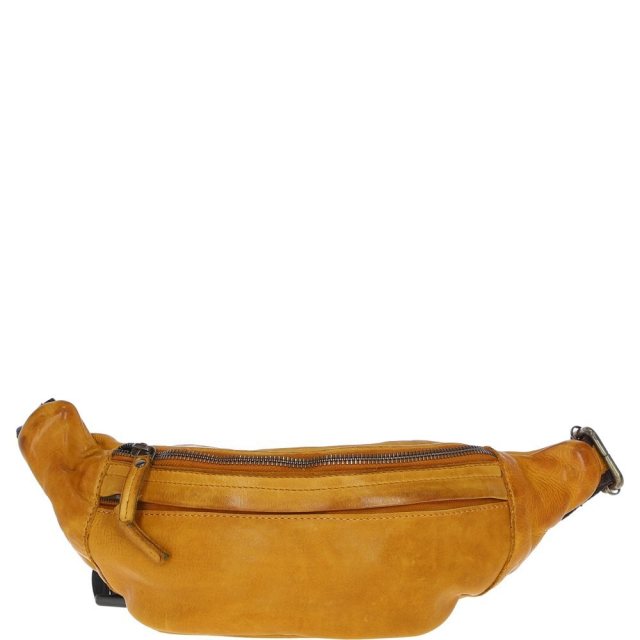 Ashwood Leather Bum Bag - Yellow D102