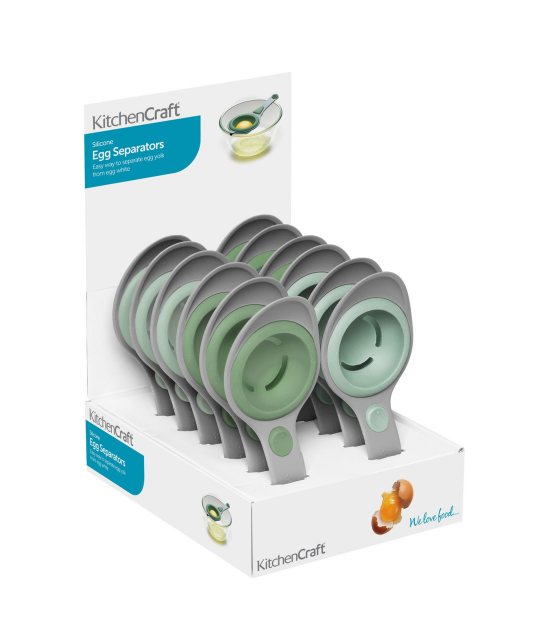 KitchenCraft Egg Separator - Light / Dark Green