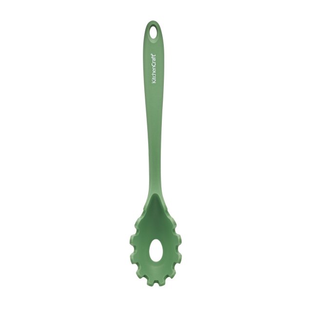 KitchenCraft Silicone Spaghetti Server - Green