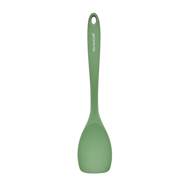 KitchenCraft Silicone Spoon Spatula - Green