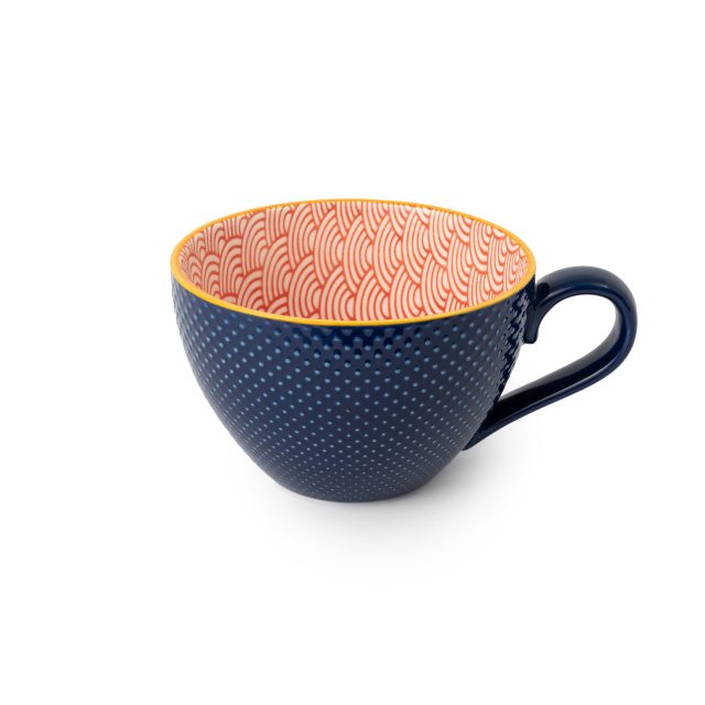 Mikasa Red and Blue Arc Stoneware Mug 330ml