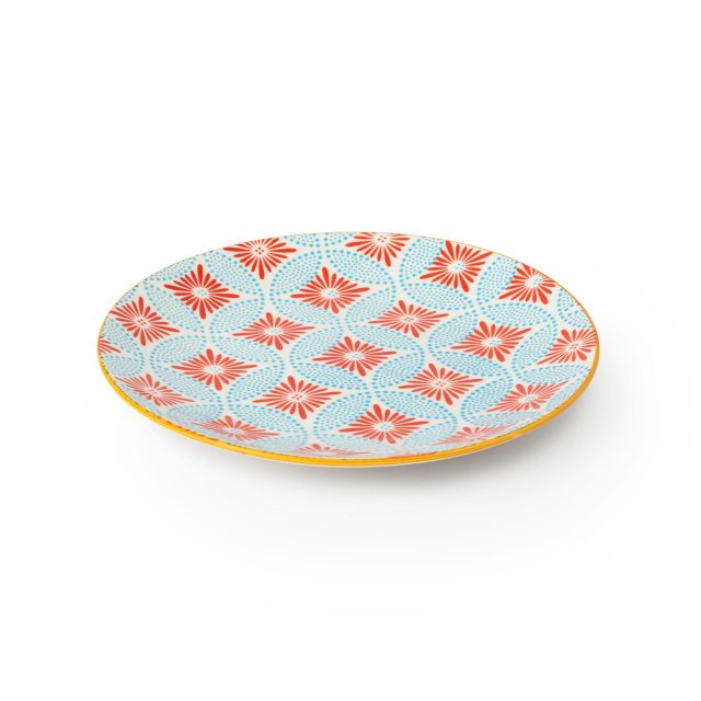 Mikasa Blue Mosaic Stoneware Side Plate 18cm