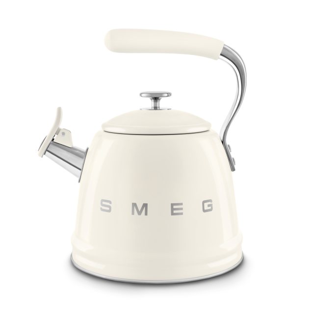 SMEG 50's Style Whistling Kettle - Cream