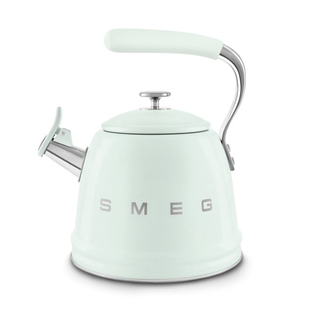 SMEG 50's Style Whistling Kettle - Pastel Green