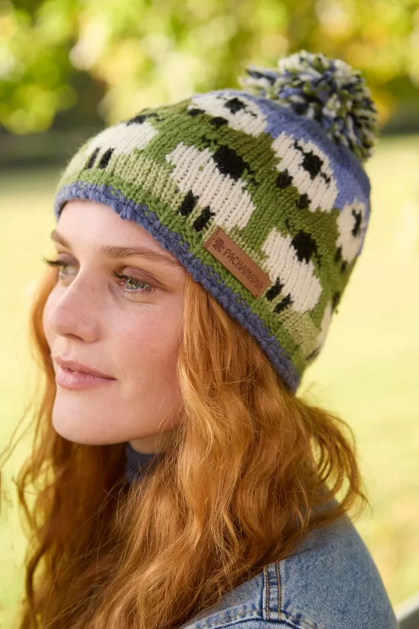 Pachamama Flock Of Sheep Bobble Beanie Regular