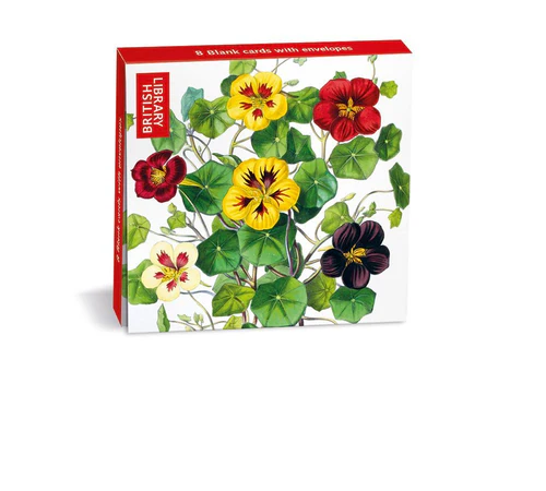 British Library The Illustrated Bouquet Mini Notecard Wallet - Set of 8