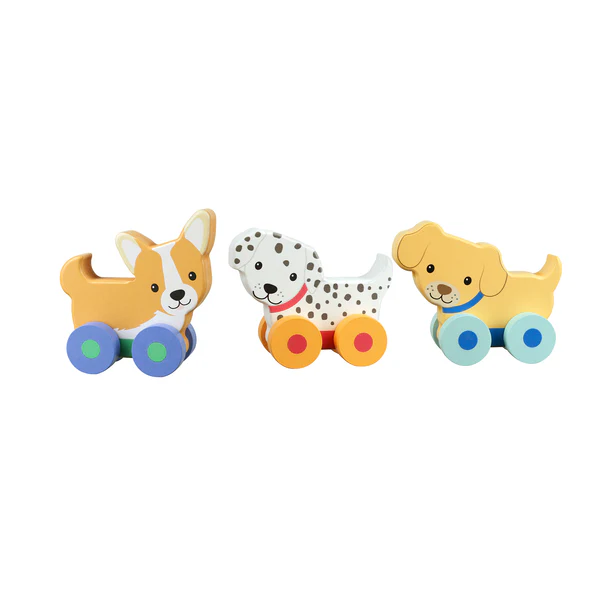Orange Tree Toys Puppy Push Toys Set of 3