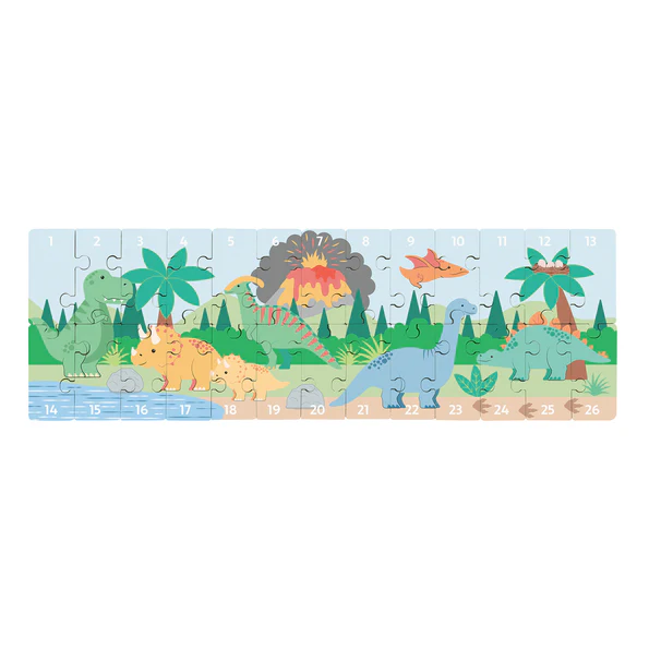 Orange Tree Toys Dinosaur Number Puzzle