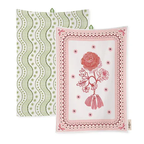 Cath Kidston Spitalfields Set of 2 Tea Towels