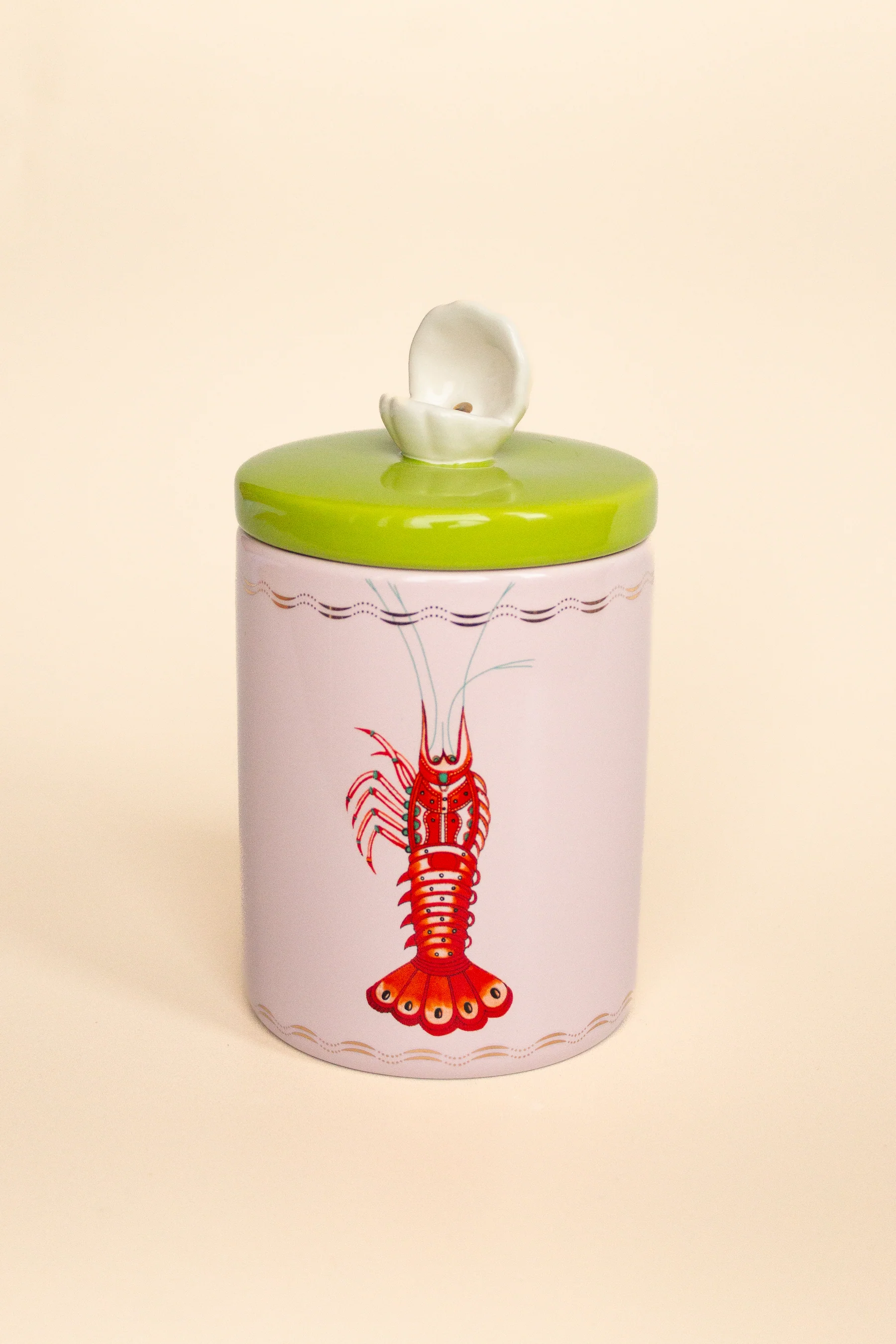 Yvonne Ellen Storage Jar Lobster - Keep Clam