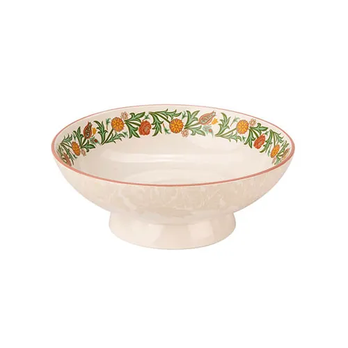 William Morris At Home Kitchen Garden Medium Footed Serving Bowl