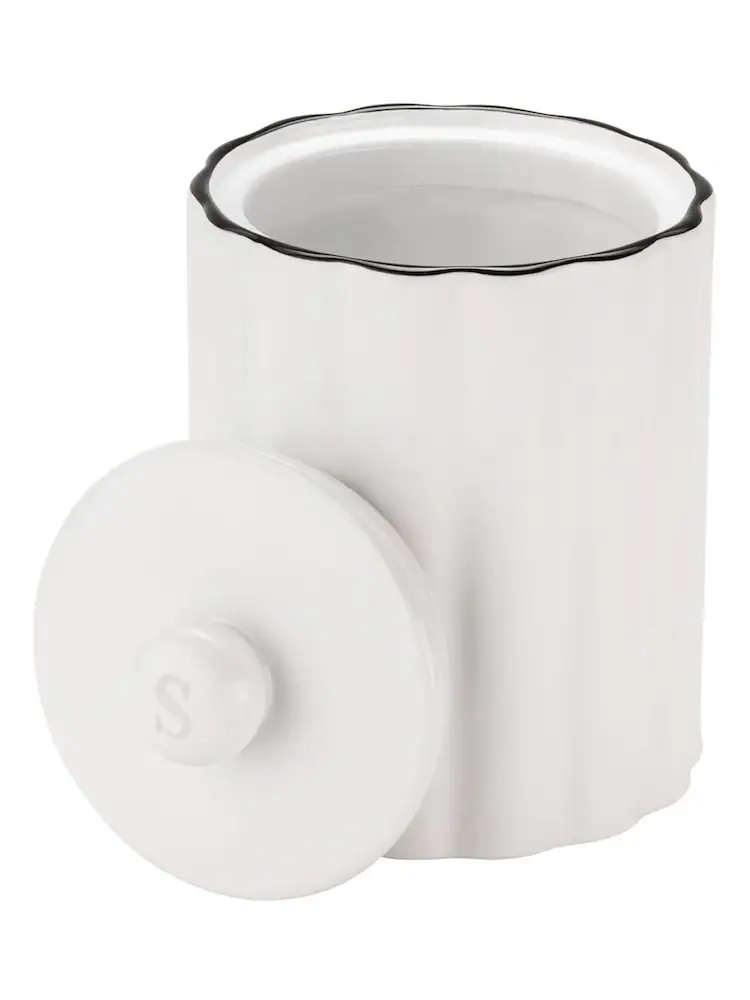 Style Sisters Ribbed Sugar Canister