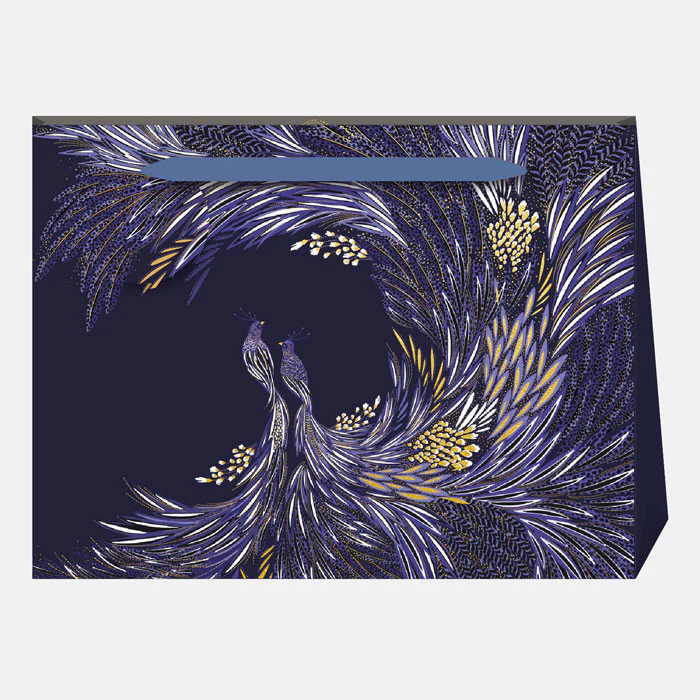 Sara Miller Feather Swirl Shopper Gift Bag
