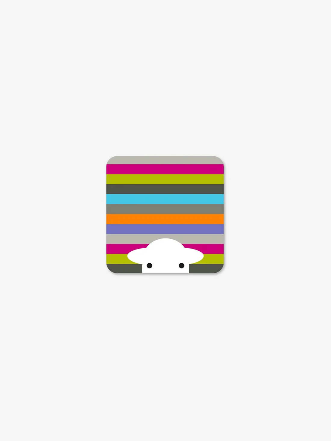 Herdy Peep Stripe Coaster