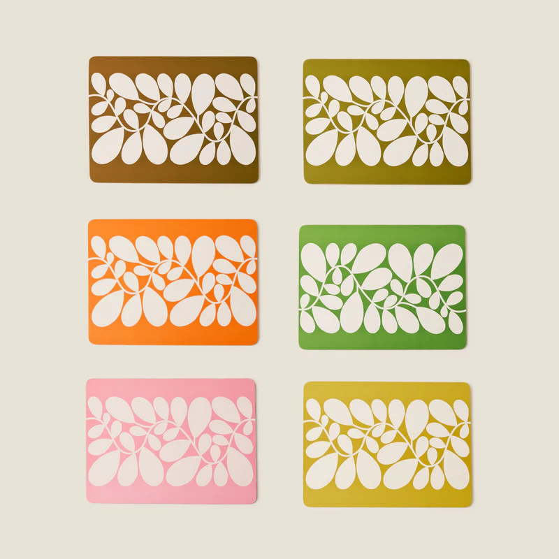 Orla Kiely Sycamore Stripe Placemats Set of 6