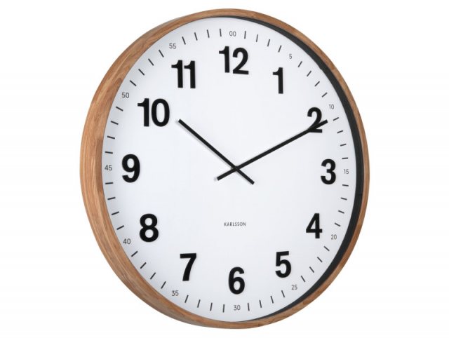 Karlsson Wall Clock Esencia Classic XL - Dark Wood
