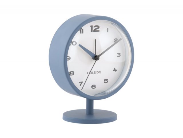 Karlsson Alarm Clock Brisk Dome - Classic Blue