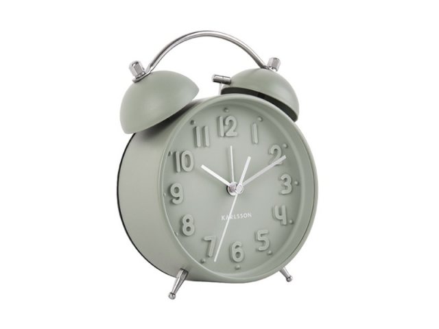 Karlsson Alarm Clock Iconic - Grayed Jade