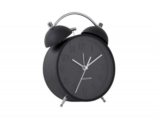 Karlsson Alarm Clock Iconic - Black