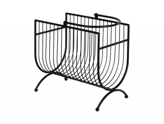 Present Time Magazine Rack Riqueza - Black
