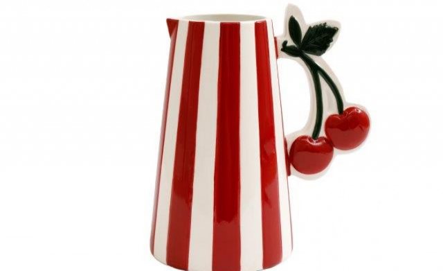Cherry Stripe Jug