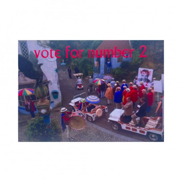 The Prisoner Greeting Card - Vote For Number 2