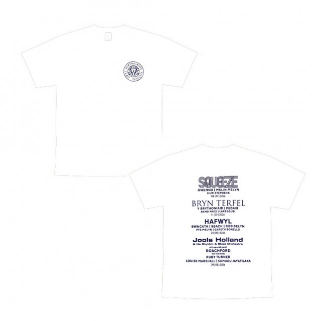 Gwyl Portmeirion Festival Logo White T-Shirt
