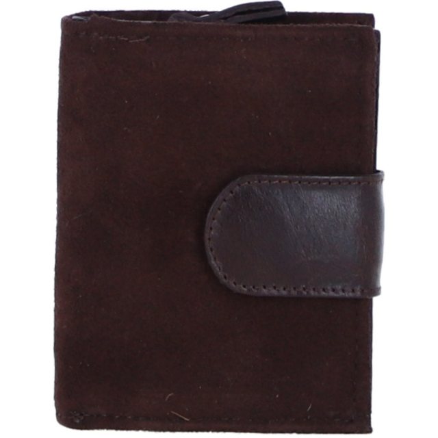 Ashwood Leather Suede RFID Protected Purse - Brown S50