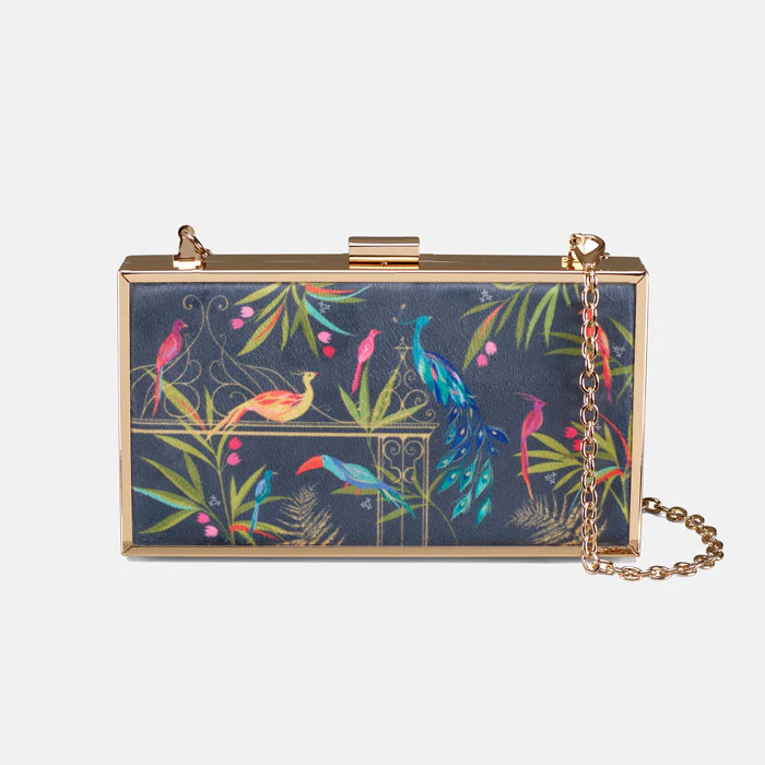 Sara Miller Enchanted Gate Framed Velvet Clutch Anniversary Special