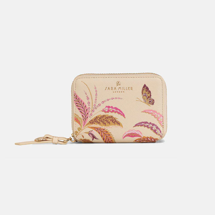 Sara Miller Fern Garden Small Zip Purse
