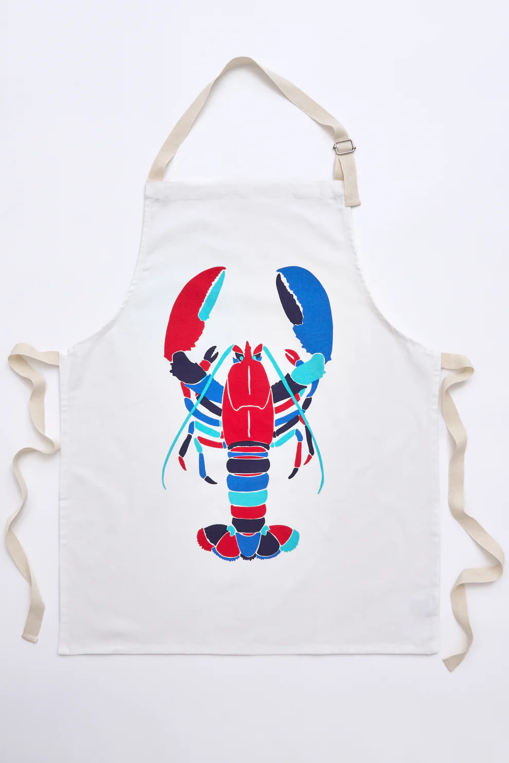 Batela Illustrated Lobster Cotton Apron