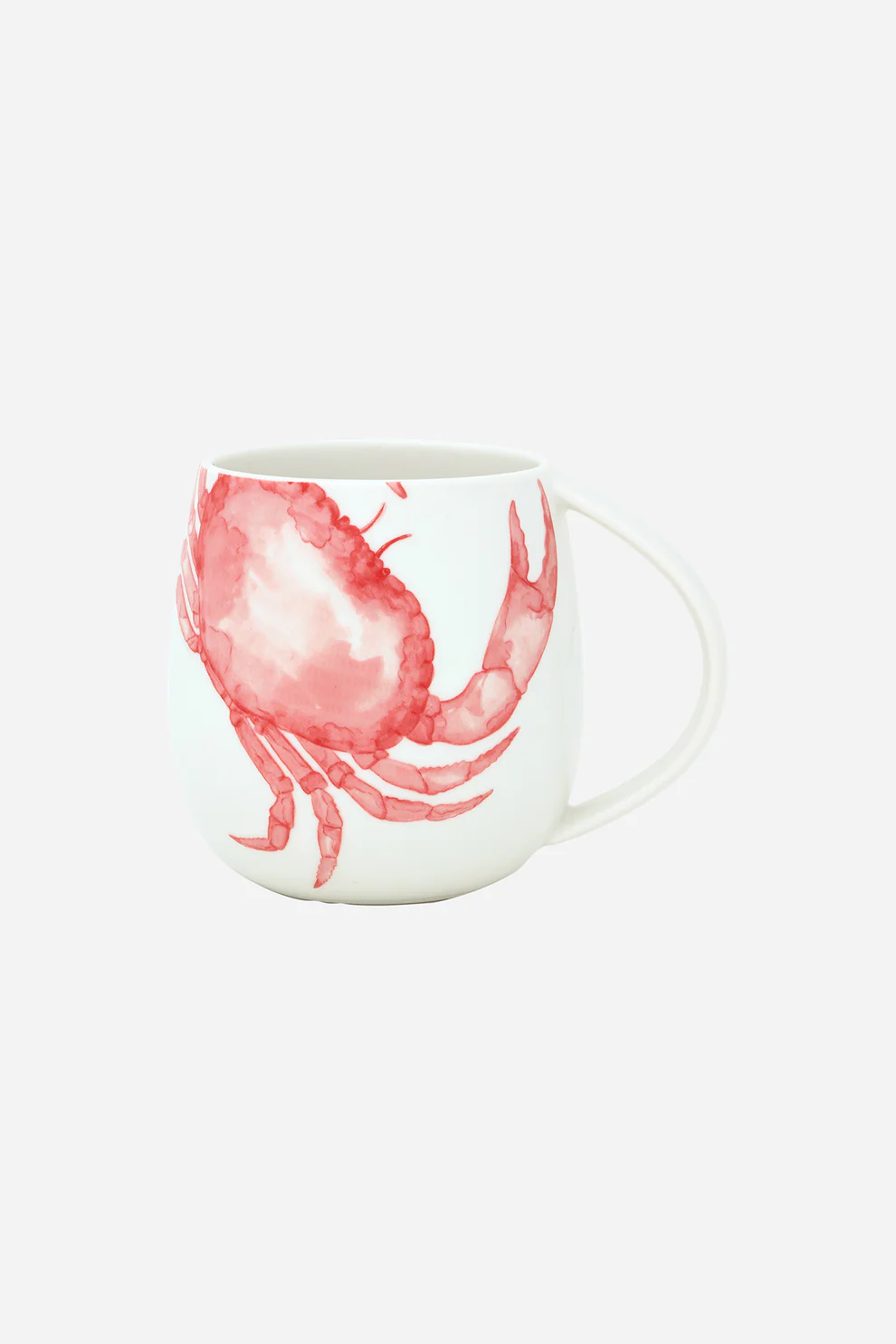 Batela Mug With Painted Red Crab