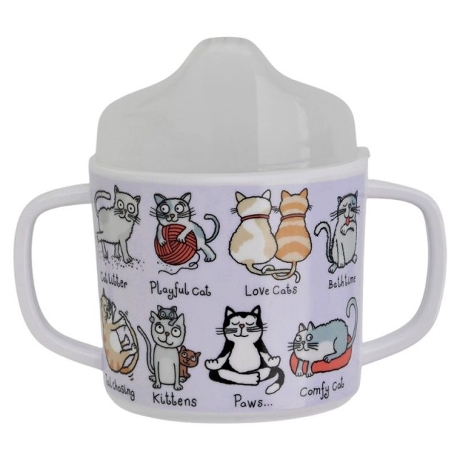 Tyrrell Katz Cats Toddler Sippy Cup