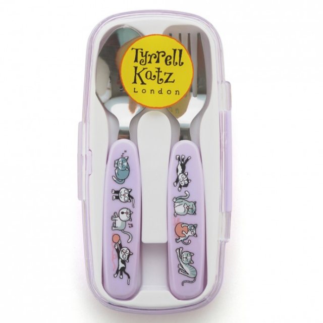 Tyrrell Katz Cats Children's Cutlery Set