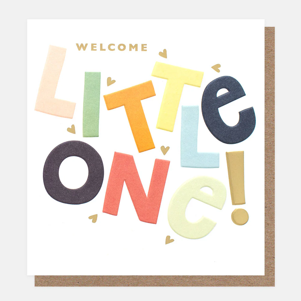 Caroline Gardner Welcome Little One New Baby Card