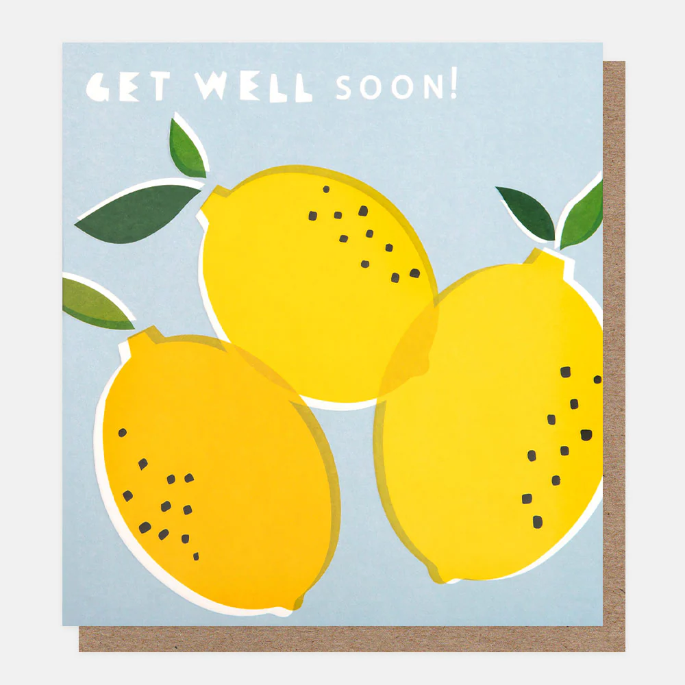 Caroline Gardner Lemons Get Well Soon Card