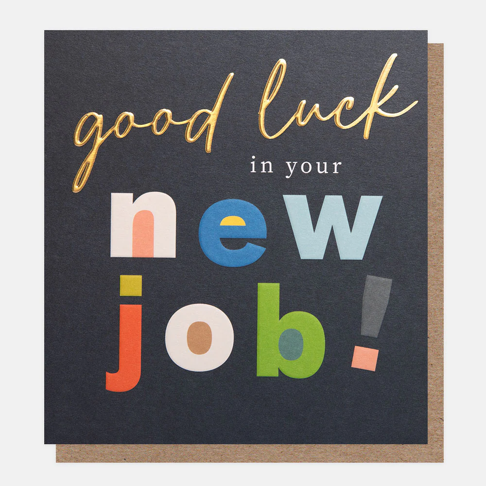 Caroline Gardener Good Luck In Your New Job Card