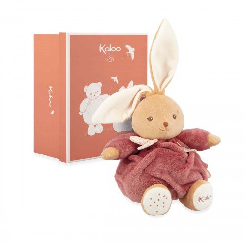 Kaloo Patapouf Burgundy Rabbit Soft Toy 17cm