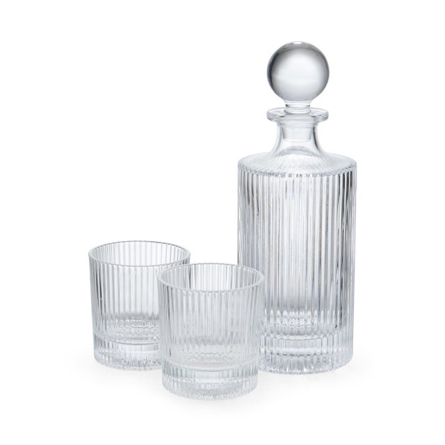 BarCraft Glass Decanter & Tumbler Set